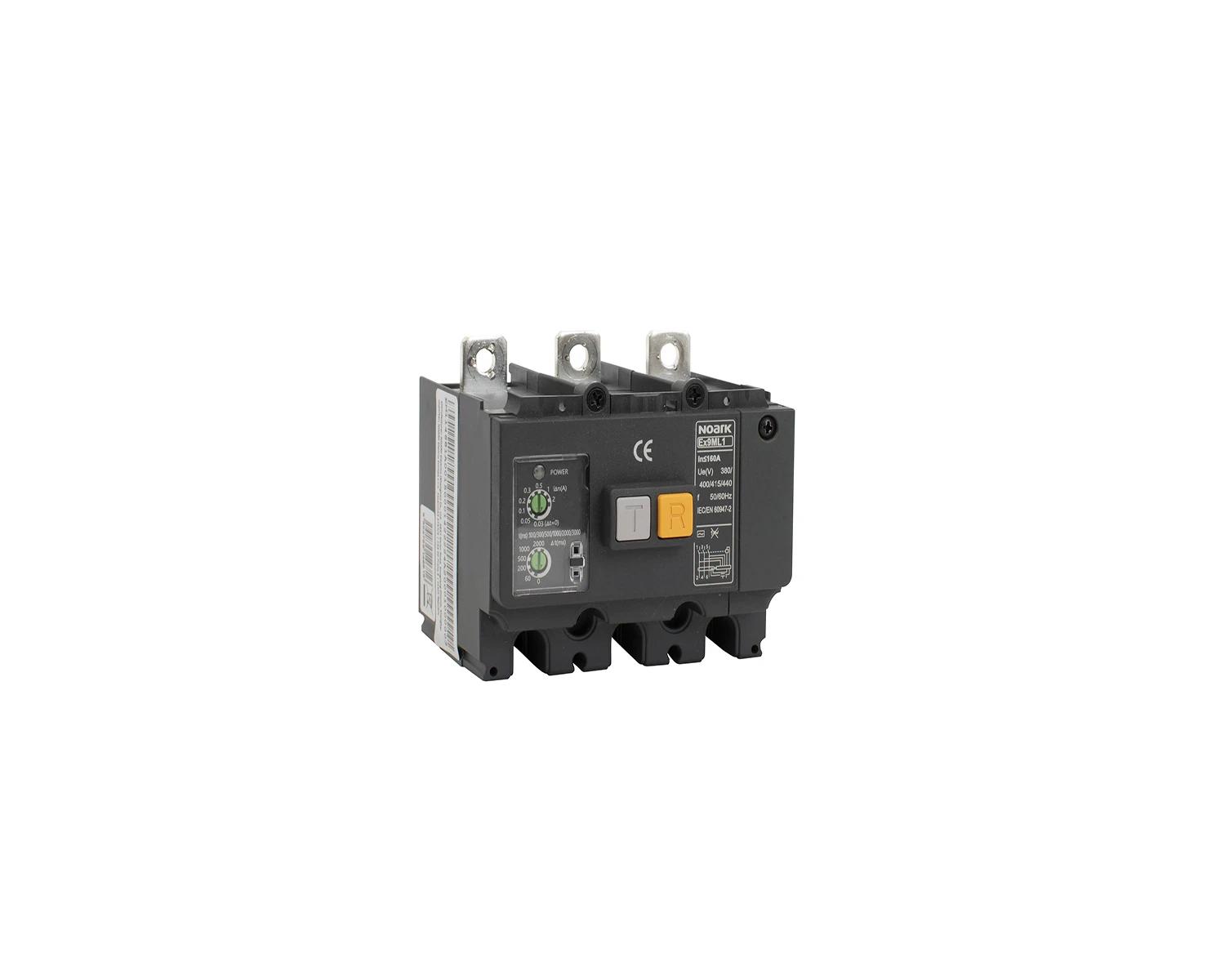 RCCB module for MCCB Ex9ML3 3P A RCD1 EU